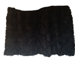 Maurice bubble skirt black floral design MINI skirt corquett feminine style XL